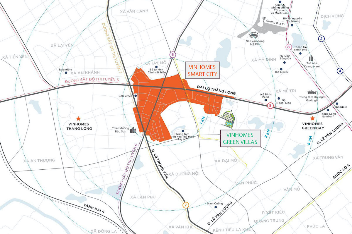 Vị Trí Chiến Lược – Kết Nối Hoàn Hảo Vinhomes Green Villas